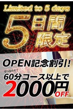 【5日間限定】2000円割引☆